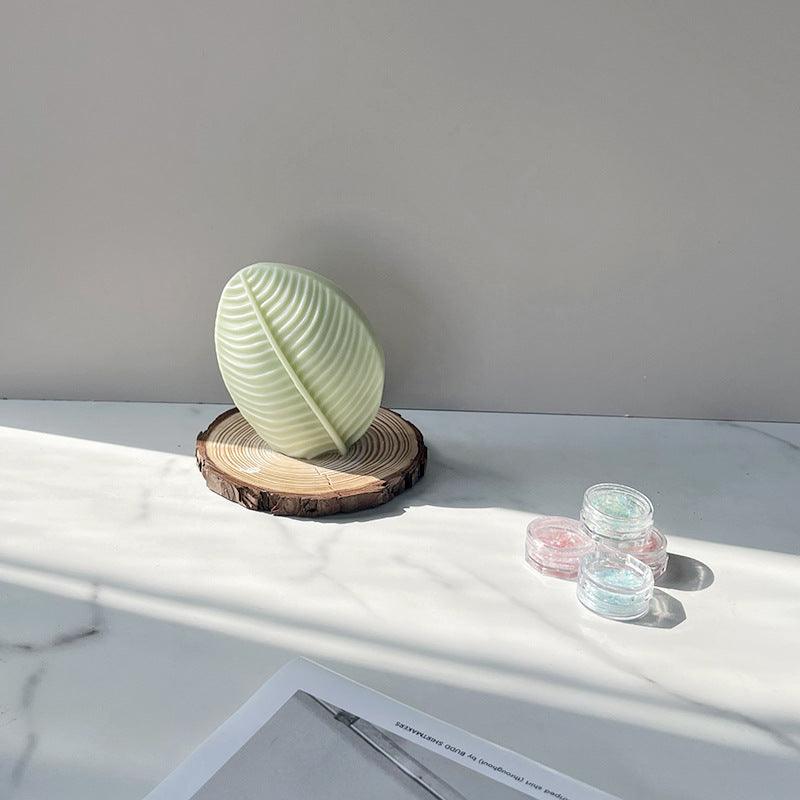 Nordic Style Leaf Candles Silicone Mould