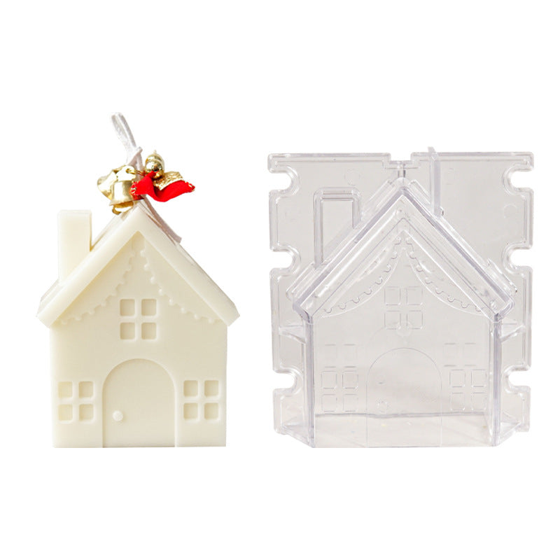 Christmas house Candle Mould