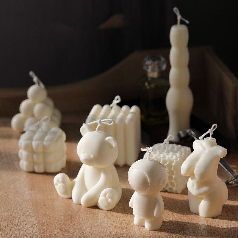 Organic Style Aromatherapy Candle Silicone Moulds Candles Moulds