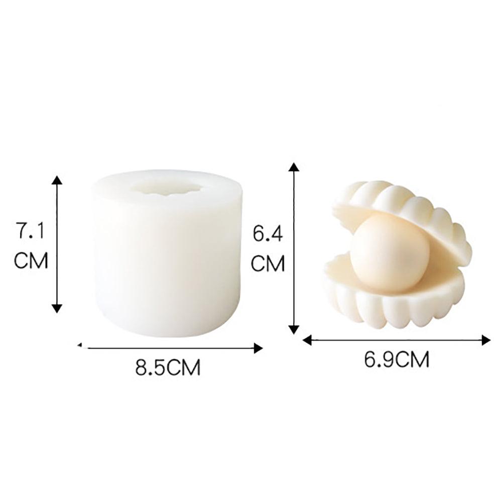 Pearl Shell Scented Candle Silicone Mould: Create Stunning Ocean-Inspired Candles Candles Moulds