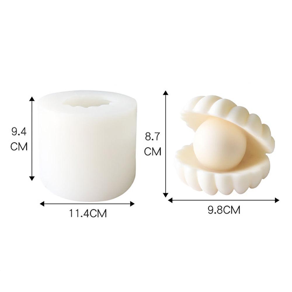 Pearl Shell Scented Candle Silicone Mould: Create Stunning Ocean-Inspired Candles Candles Moulds