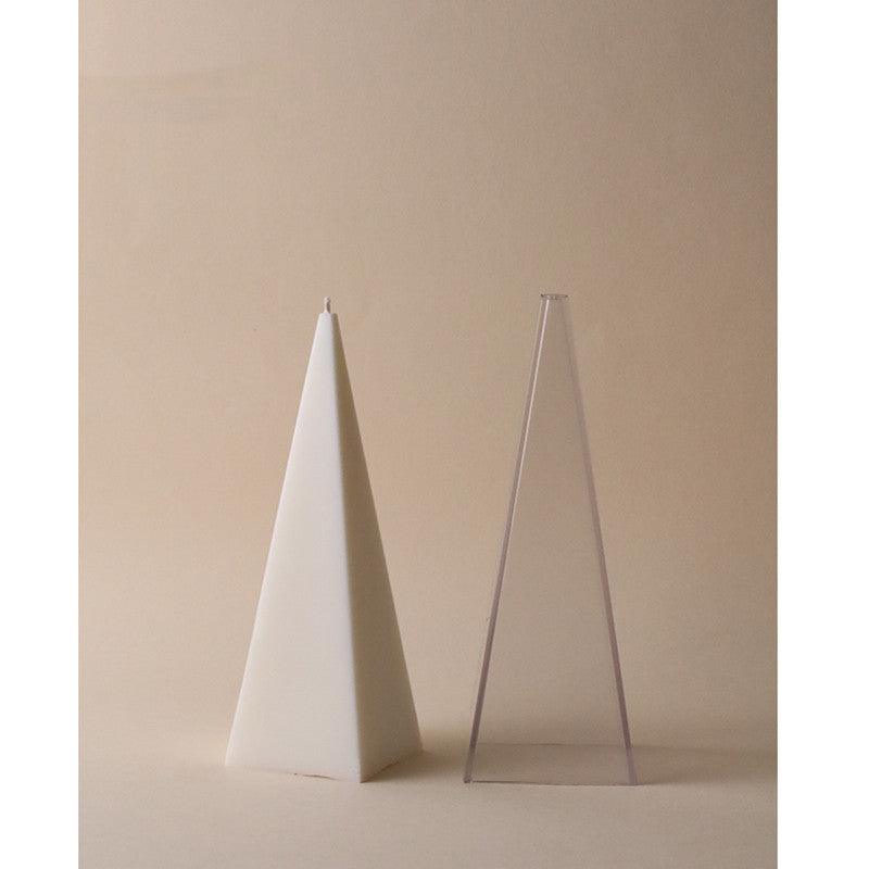 Plastic Candle Mould With Pointed Cone Connecting Stars Candles Moulds