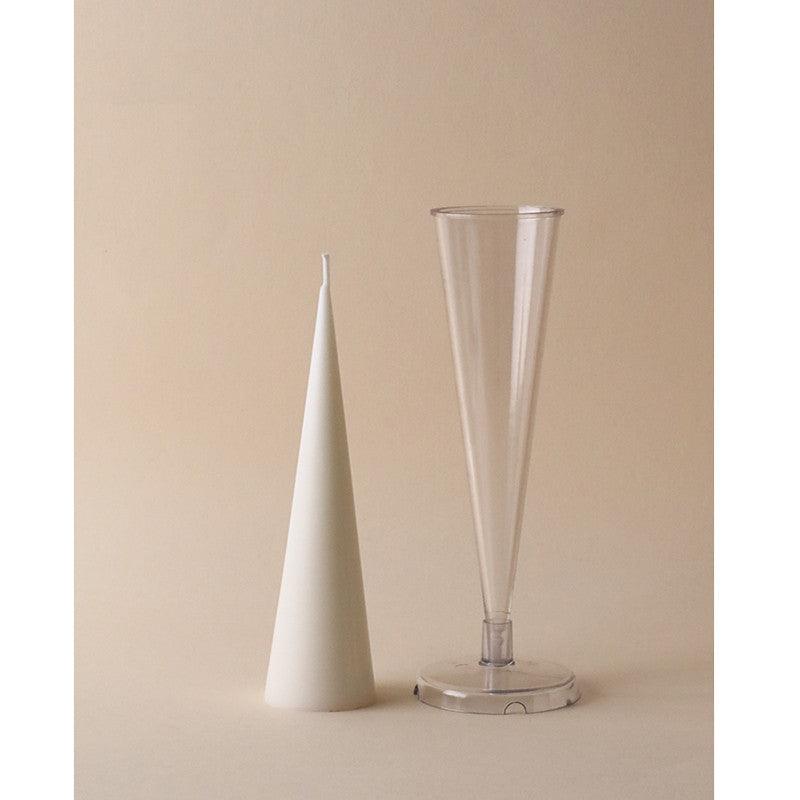 Plastic Candle Mould With Pointed Cone Connecting Stars Candles Moulds