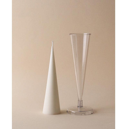 Plastic Candle Mould With Pointed Cone Connecting Stars Candles Moulds