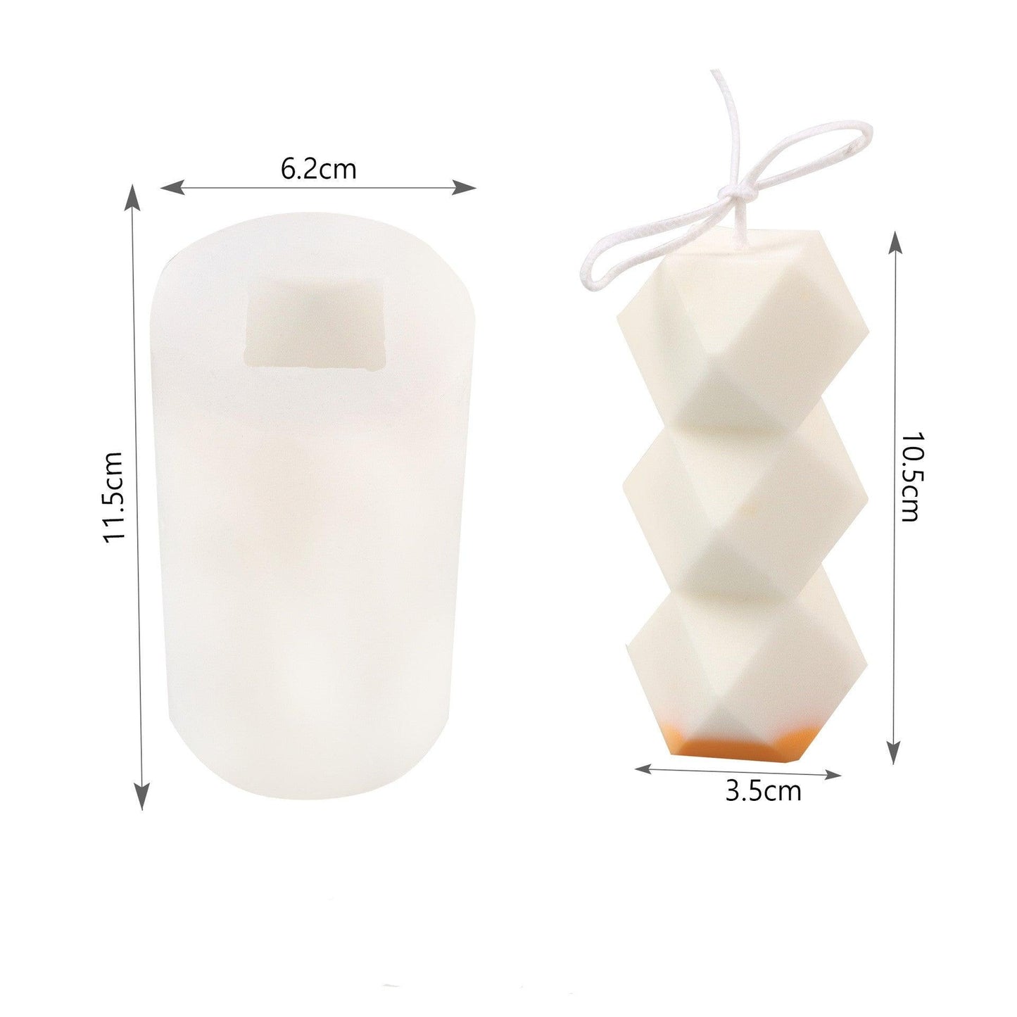 Polygonal Silicone Geometric Magic Ball Candle Mould Candles Moulds