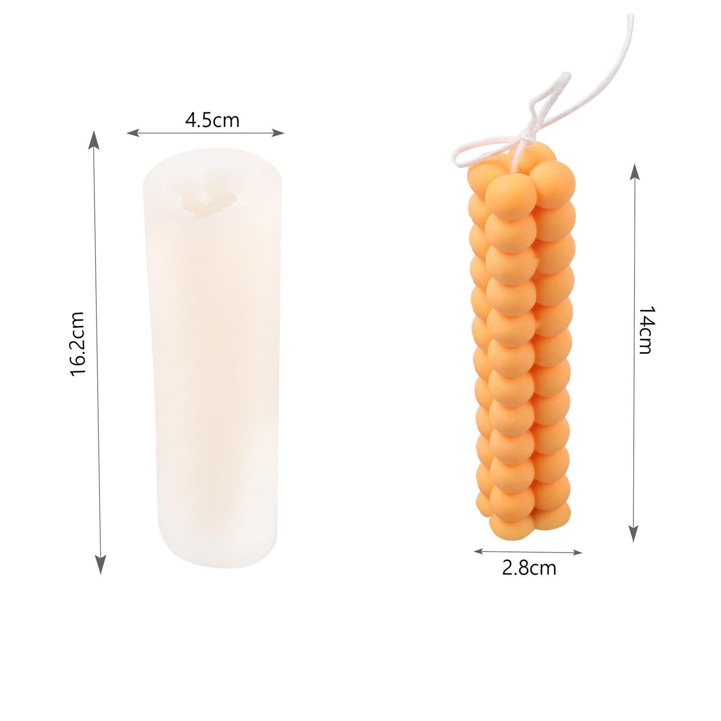 Polygonal Silicone Geometric Magic Ball Candle Mould Candles Moulds