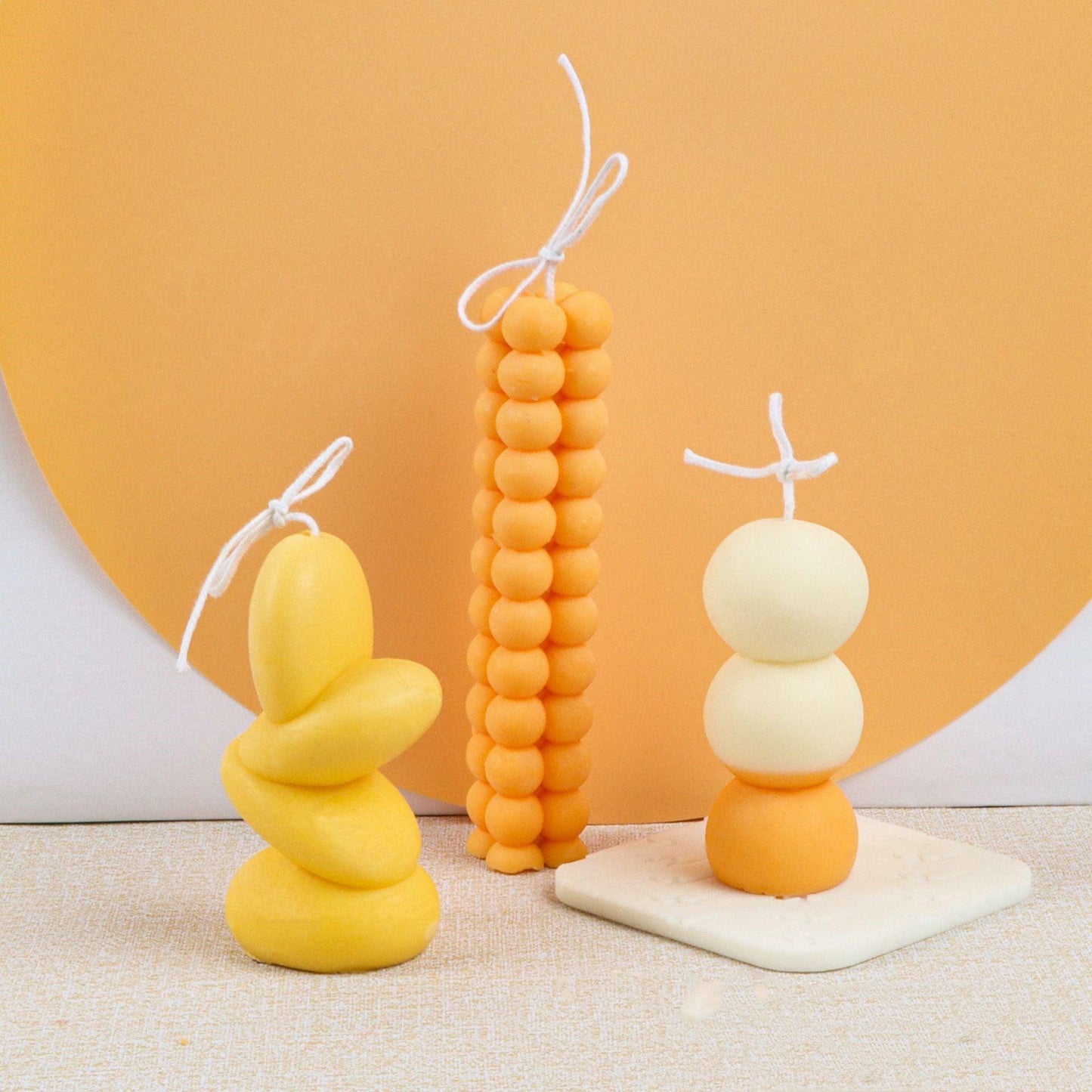 Polygonal Silicone Geometric Magic Ball Candle Mould Candles Moulds