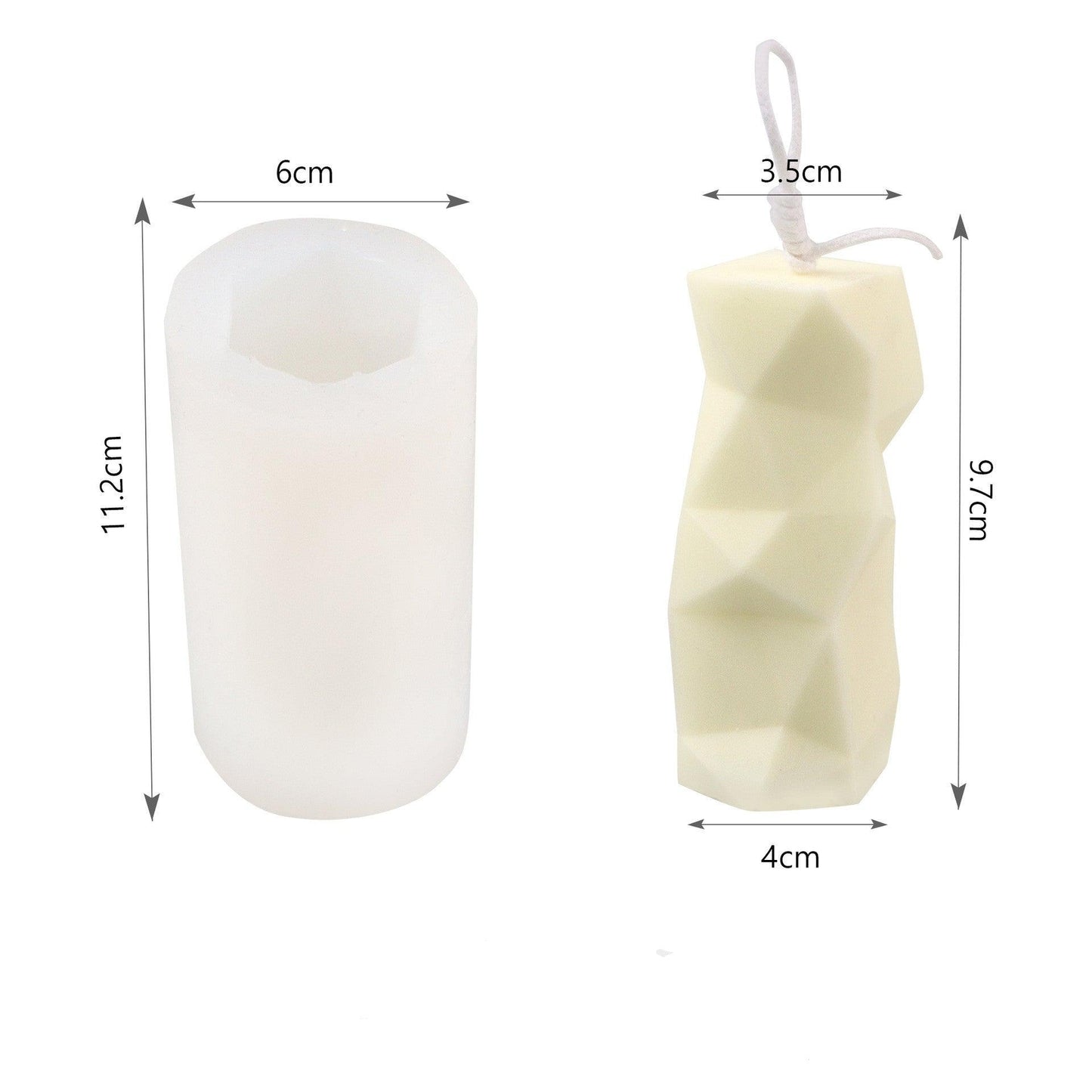 Polygonal Silicone Geometric Magic Ball Candle Mould Candles Moulds