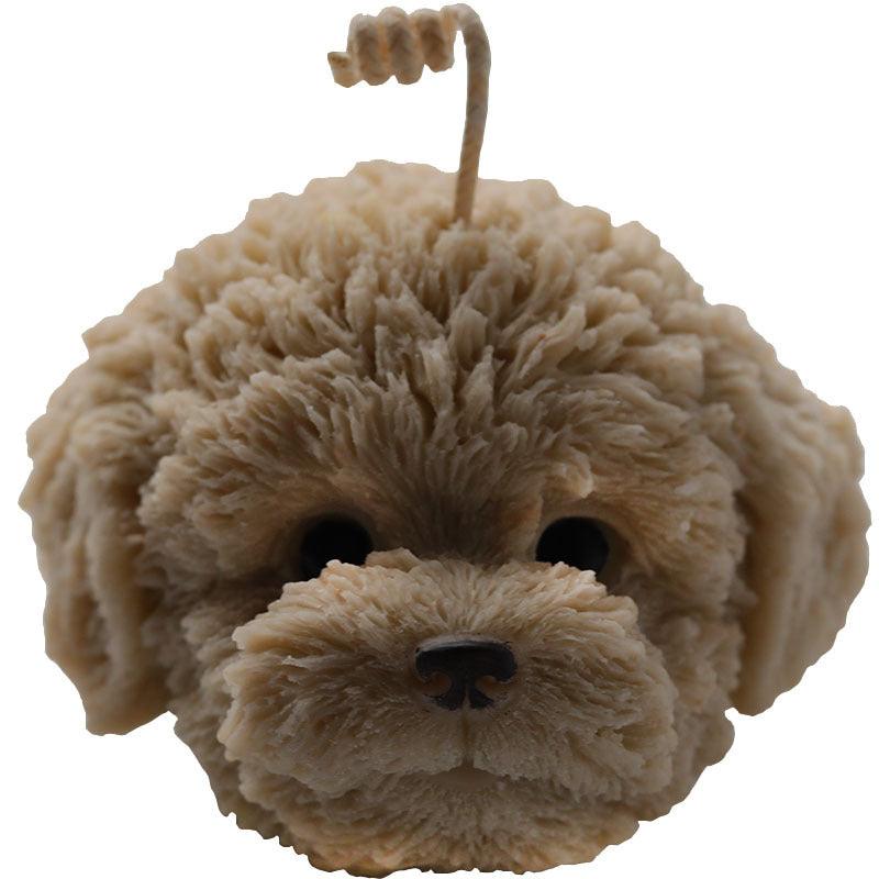 Poodle Puppy Head Candle Silicone Mould Candles Moulds