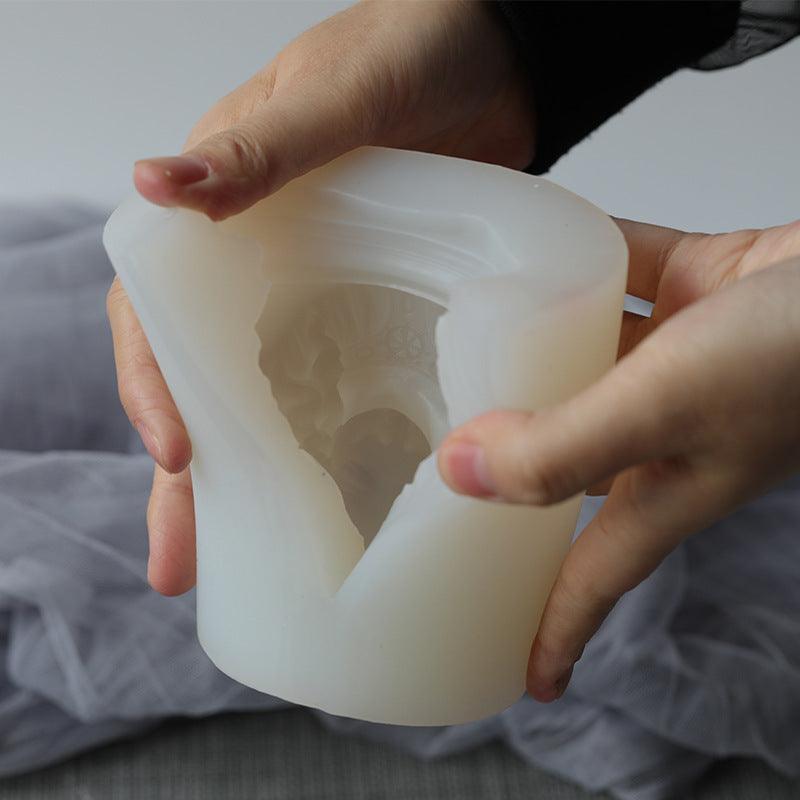 Retro Girl Bust Candle Mould Candles Moulds