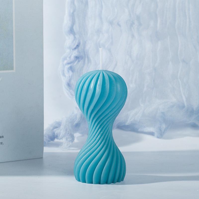 Round Wave Aromatherapy Silicone Candle Mould Candles Moulds