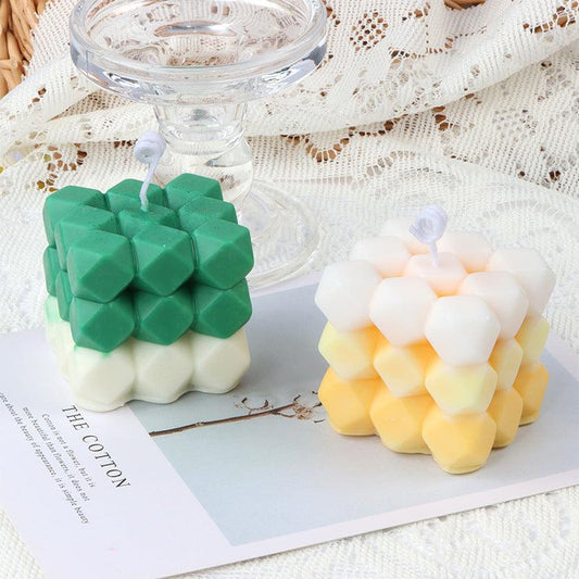 Rubik's Cube Diamond Face Aromatherapy Candle Mould Candles Moulds