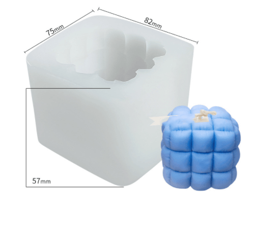 Rubik's love Bubble Honeycomb Sofa Cube Candle Mould Candles Moulds