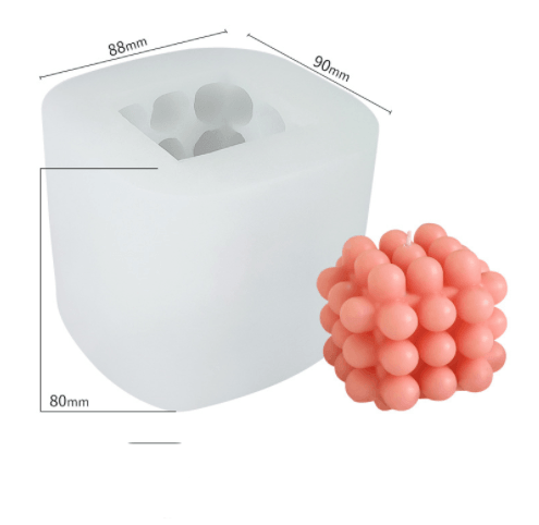 Rubik's love Bubble Honeycomb Sofa Cube Candle Mould Candles Moulds