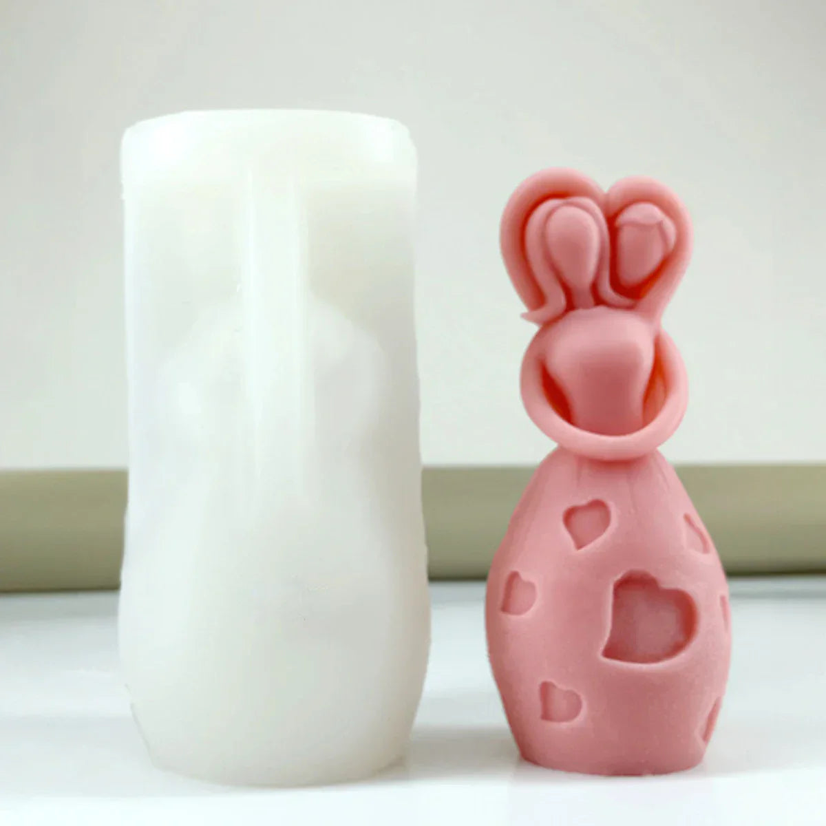 Mother Hugging Child Candle Silicone Mould