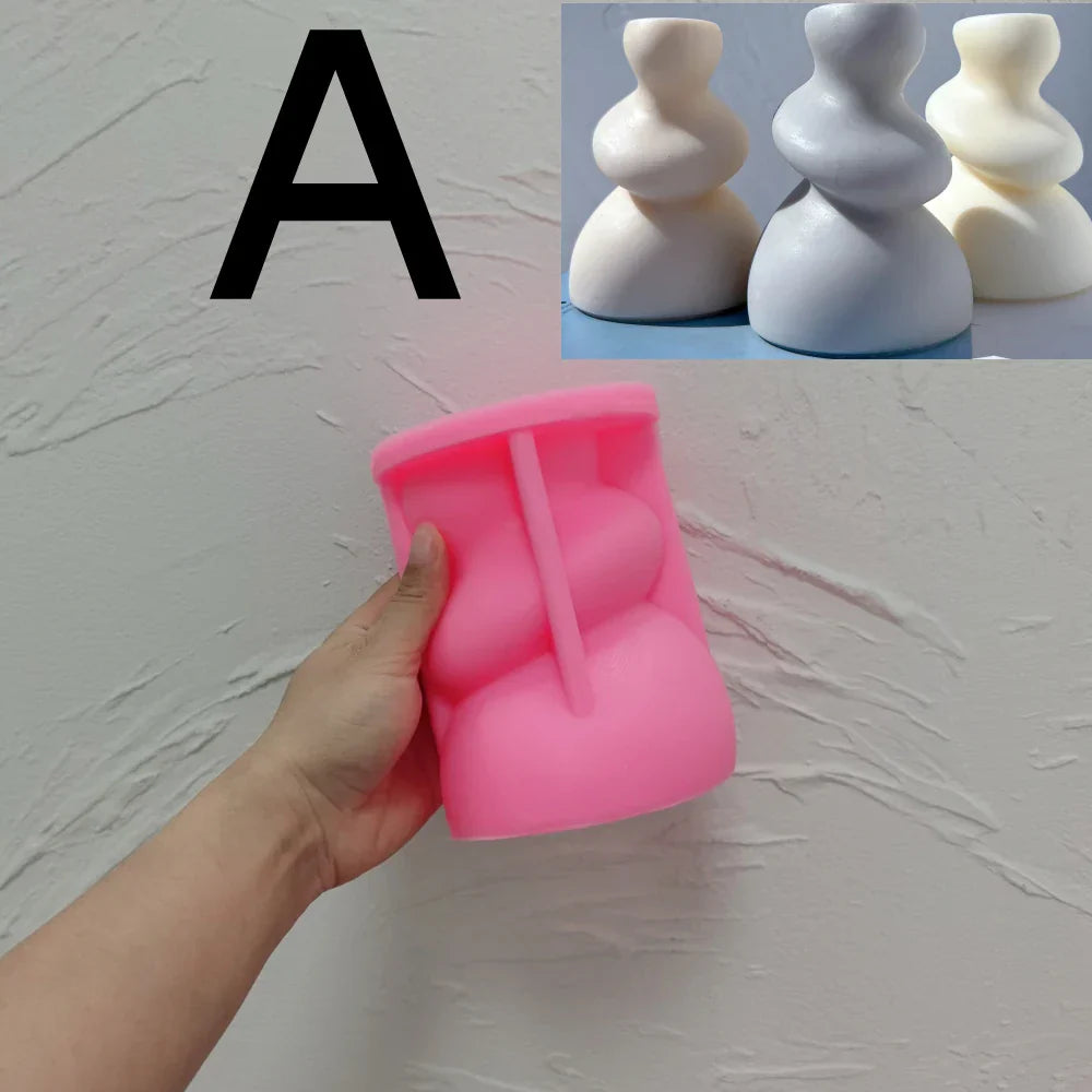 Bubbly Candle Mould for Sculptural Decor