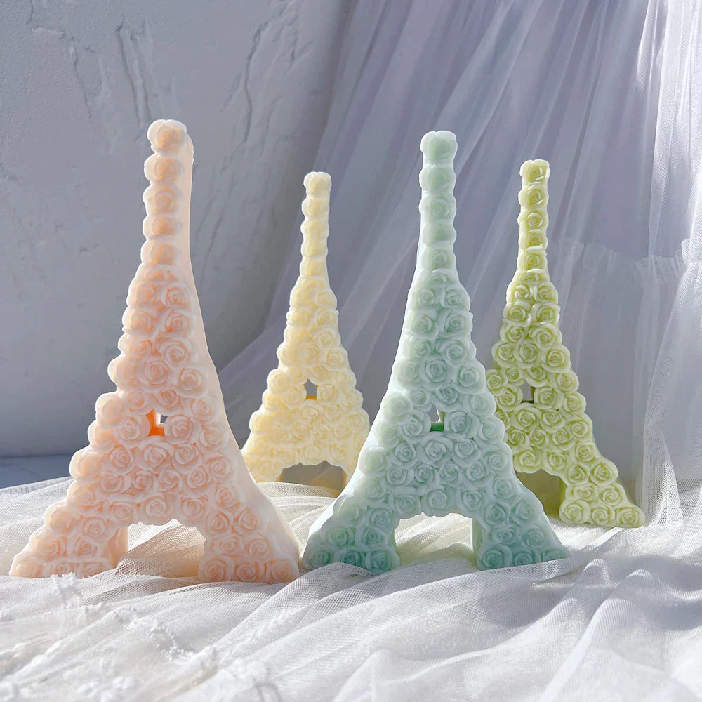 Rose Eiffel Tower Candle Mould