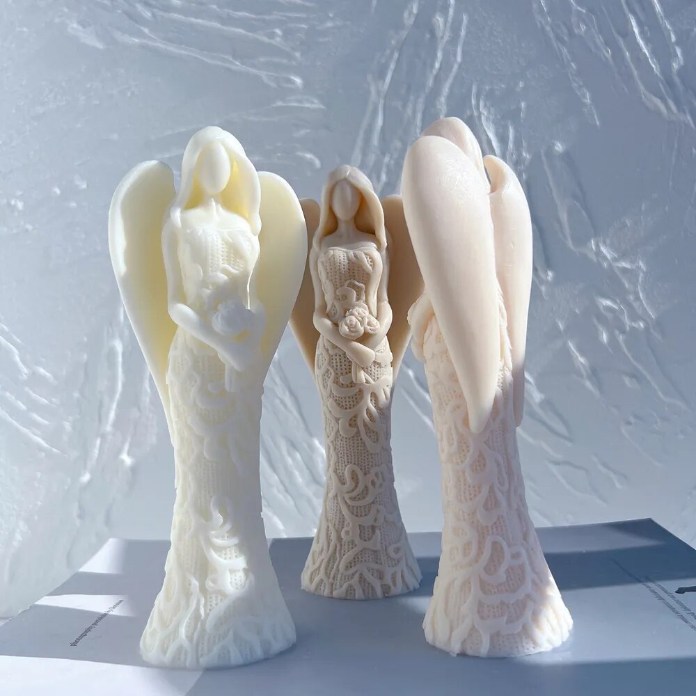 Lady Angel Candle Silicone Mould