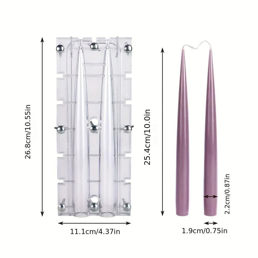 Dipped Pillar Duo Candle Mould