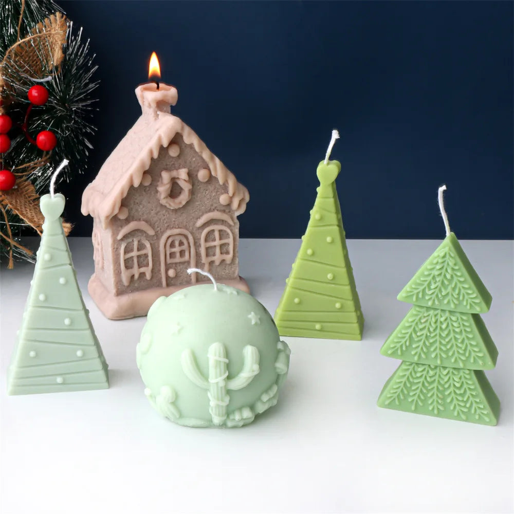 Holiday Hideaway Silicone Candle Moulds