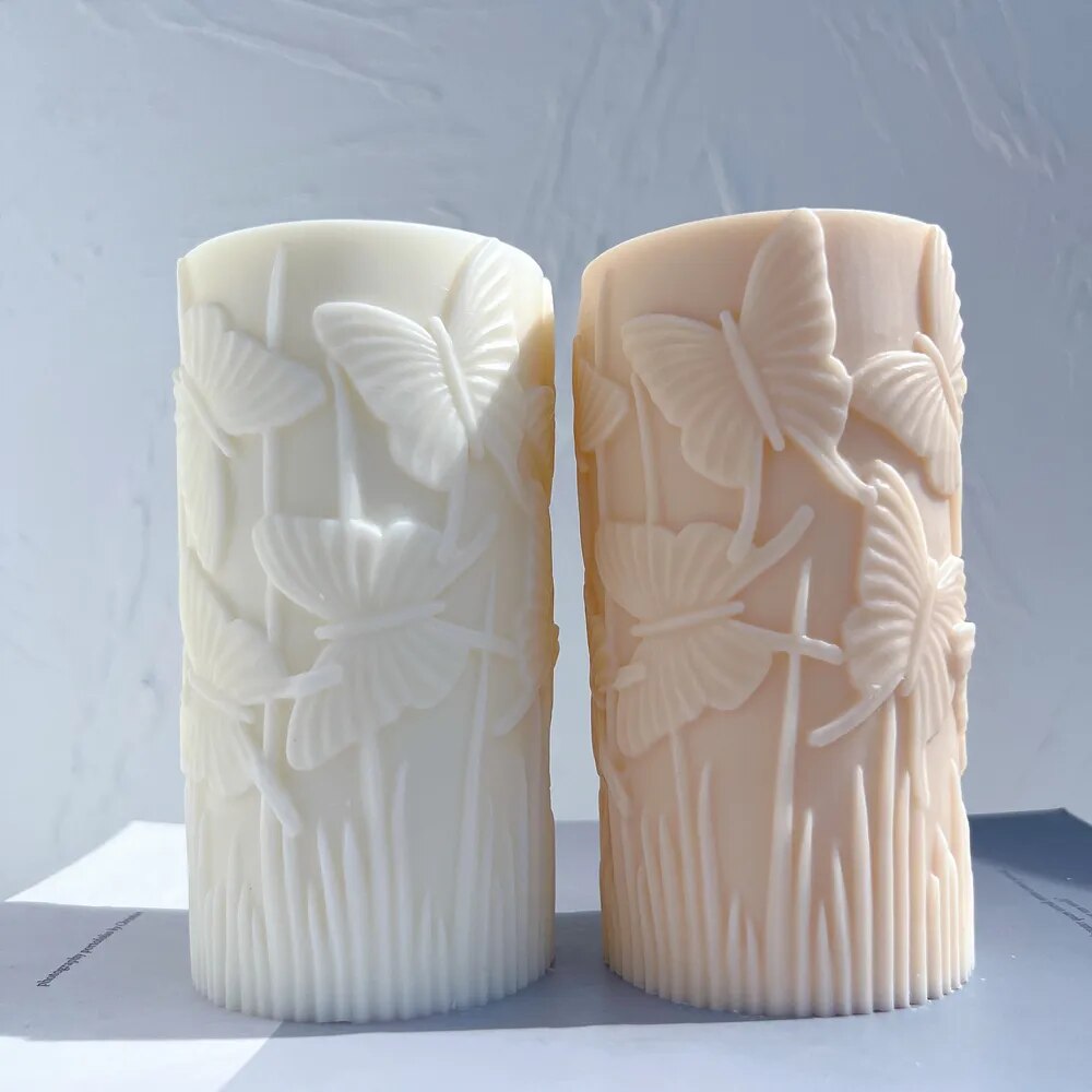 Butterfly Pillar Candle Moulds