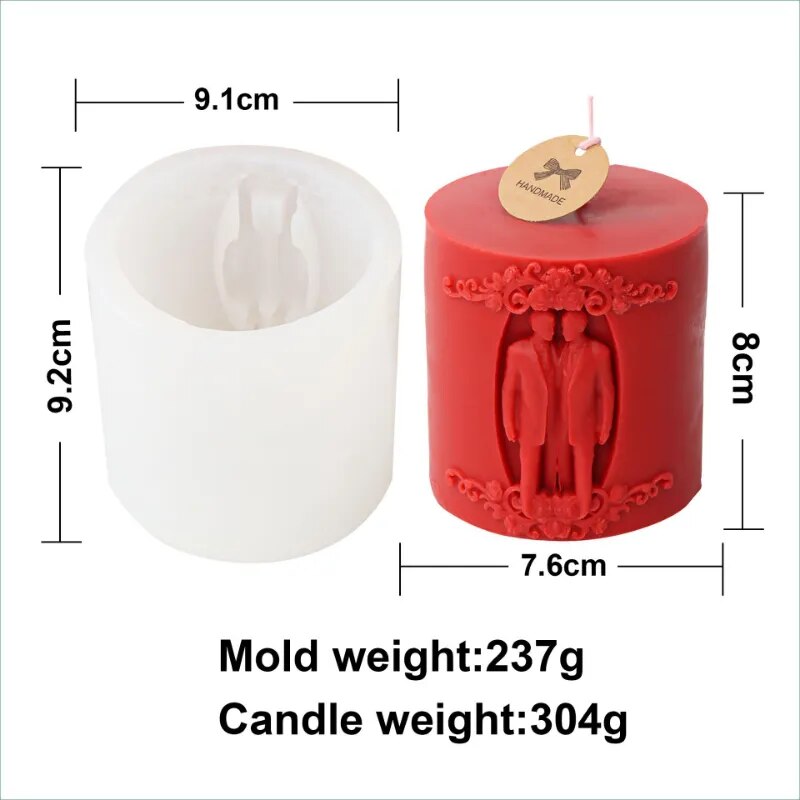 Newly-wed Candle Mould
