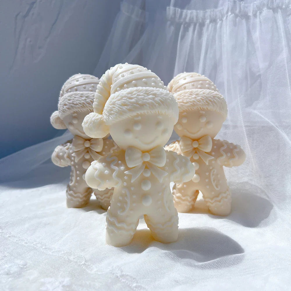 Gingerbread Man Candle Mould