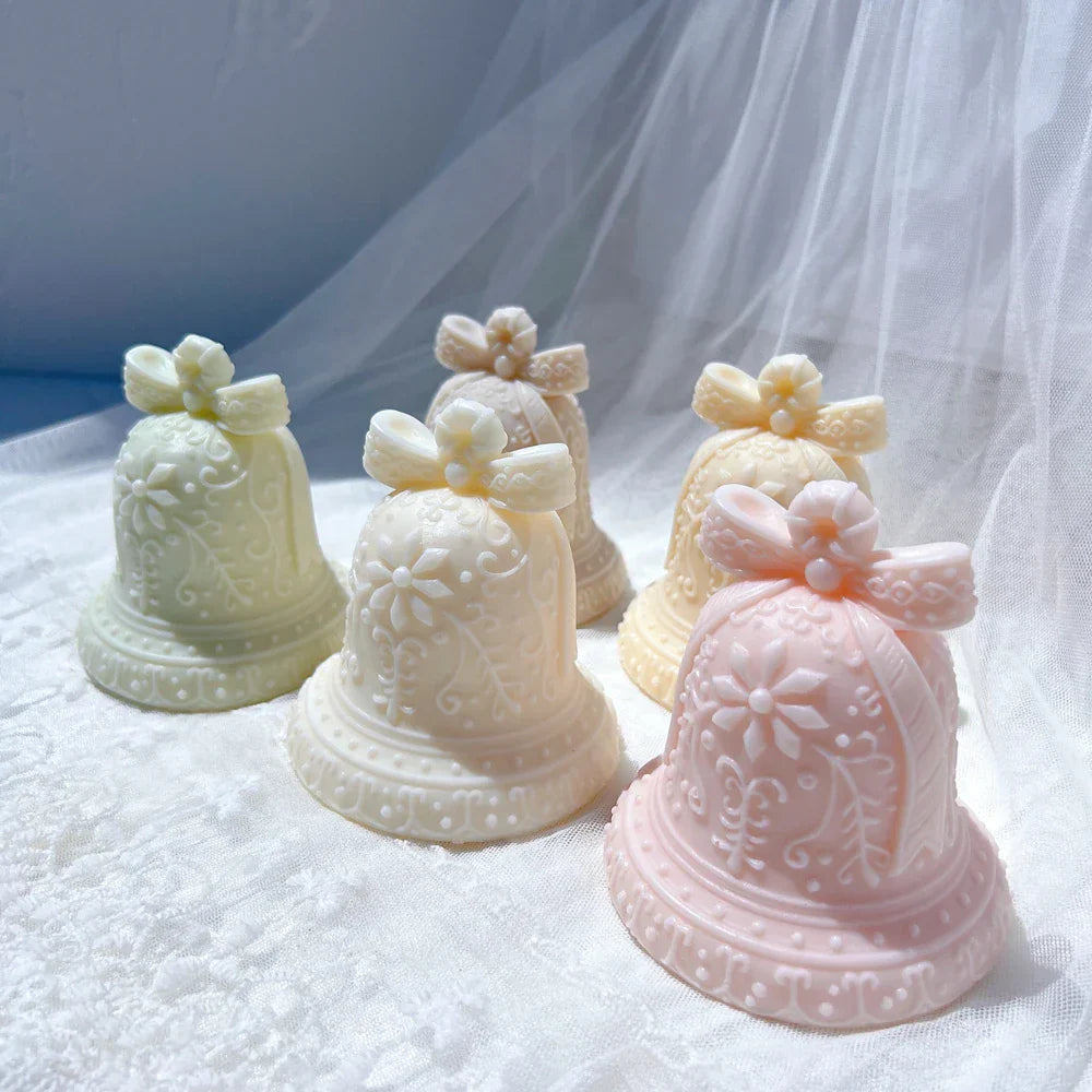 Christmas Gingerbread Bell Candle Mould