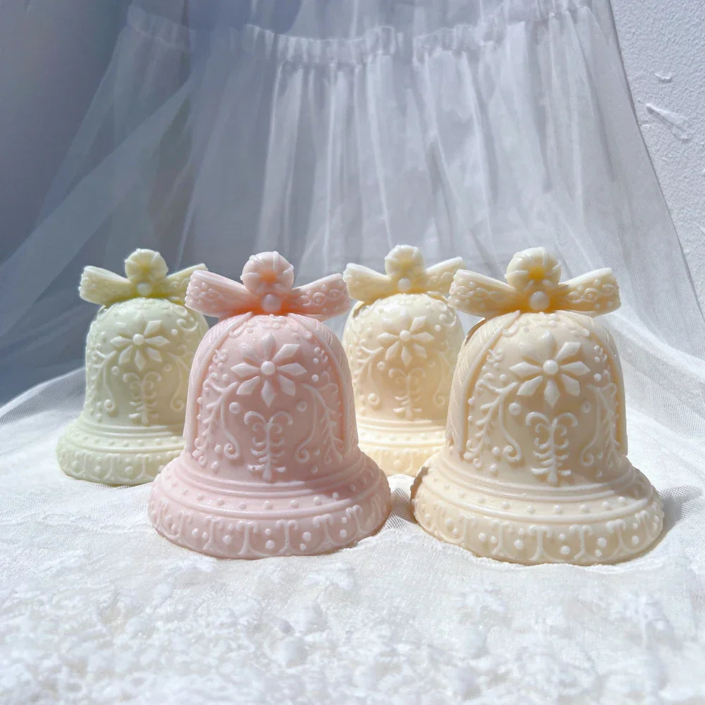 Christmas Gingerbread Bell Candle Mould