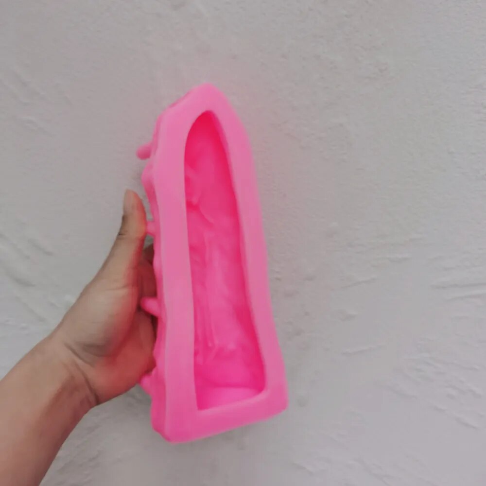 Stone Women Statue Silicone Candle Mould