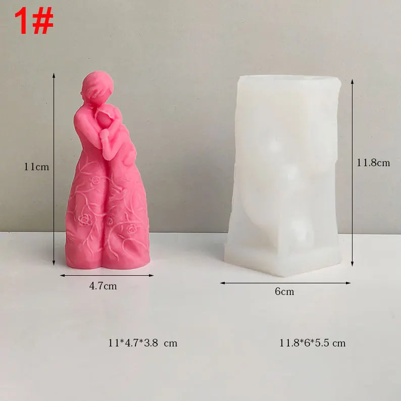 Growth Trilogy Silicone Candle Mould