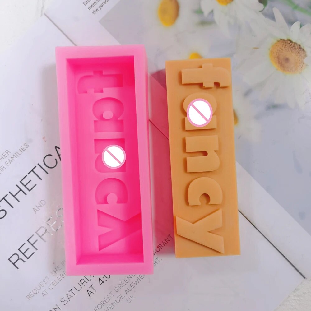 DIY 16 Designs Extra Babe Mood Words Slogan Candle Silicone Mould