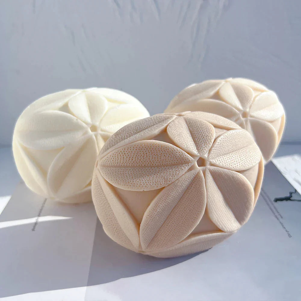 Leaf Square Candle Mould