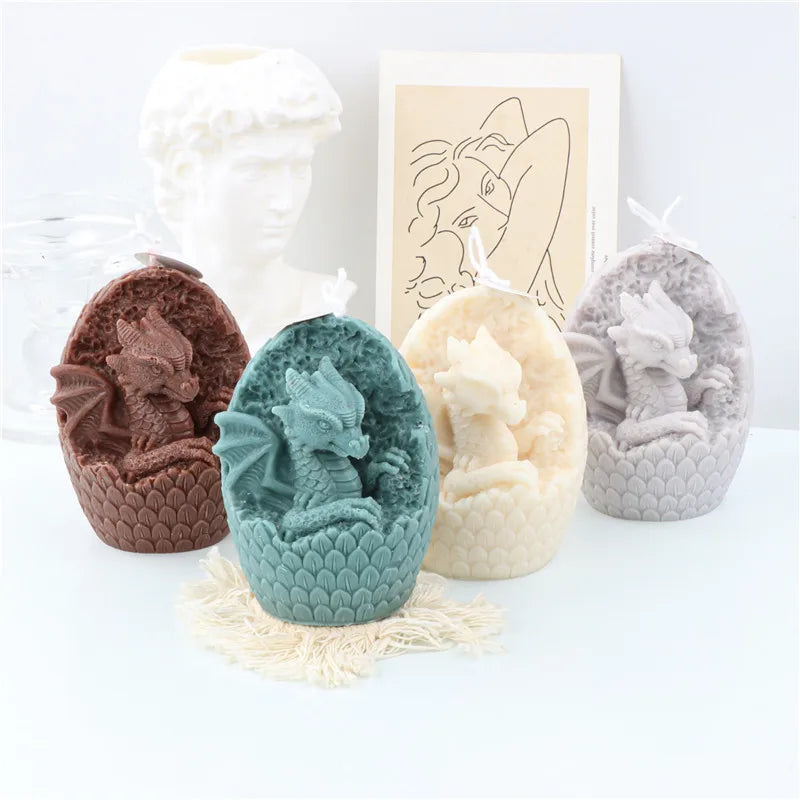 Dragon Egg Candle Silicone Mould