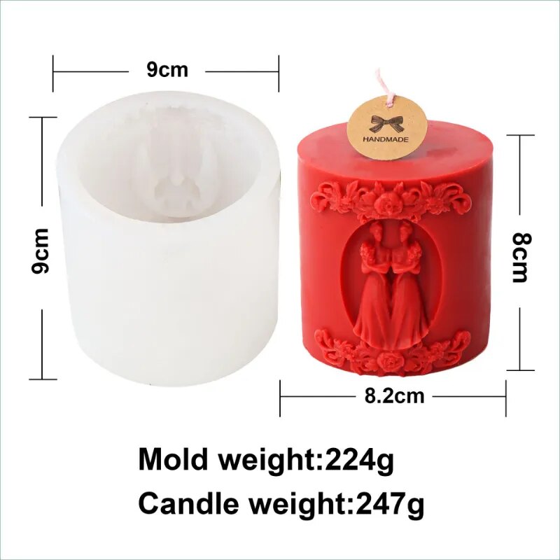 Newly-wed Candle Mould