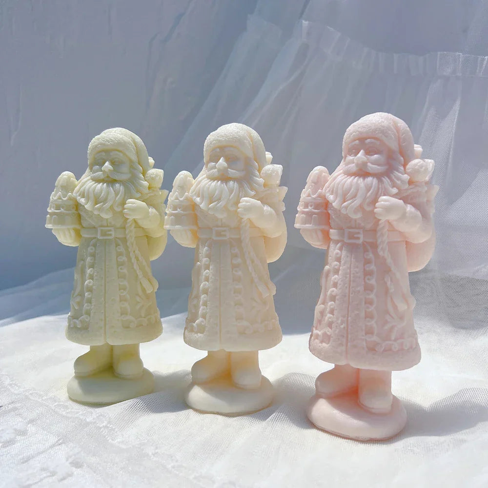 Christmas Gingerbread Santa Candle Mould