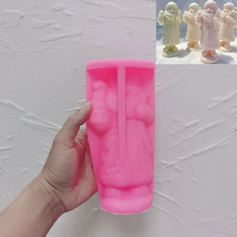Christmas Gingerbread Santa Candle Mould