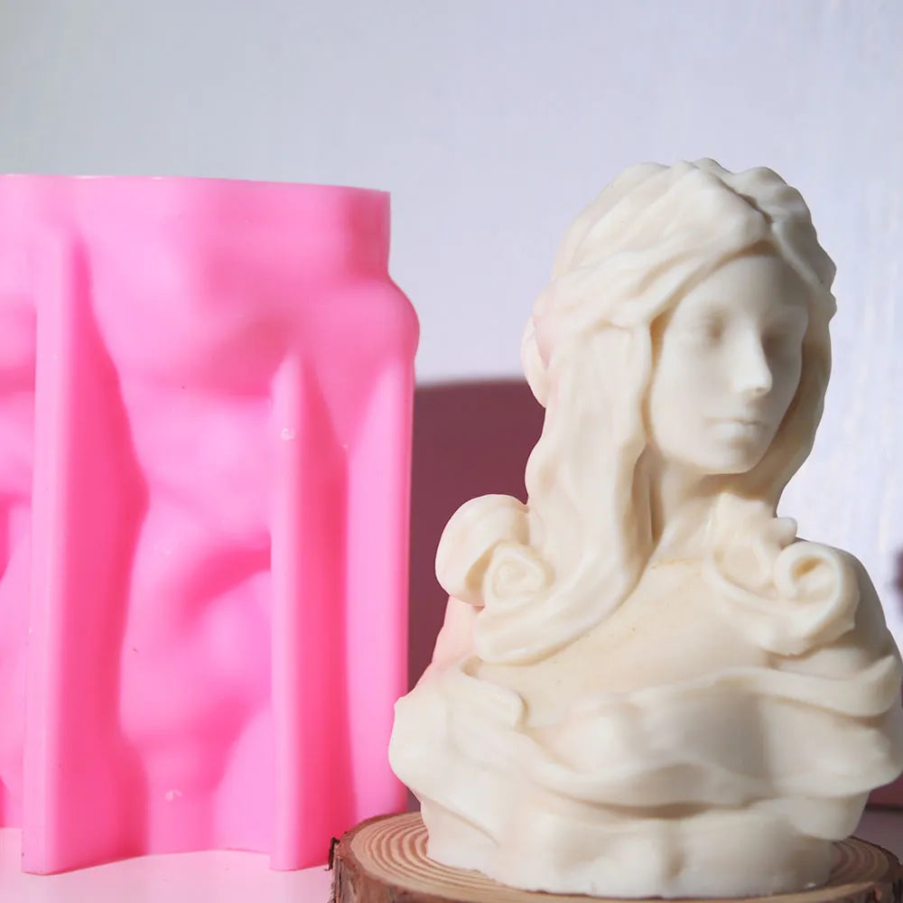 Greek Goddess Queen Candle Mould