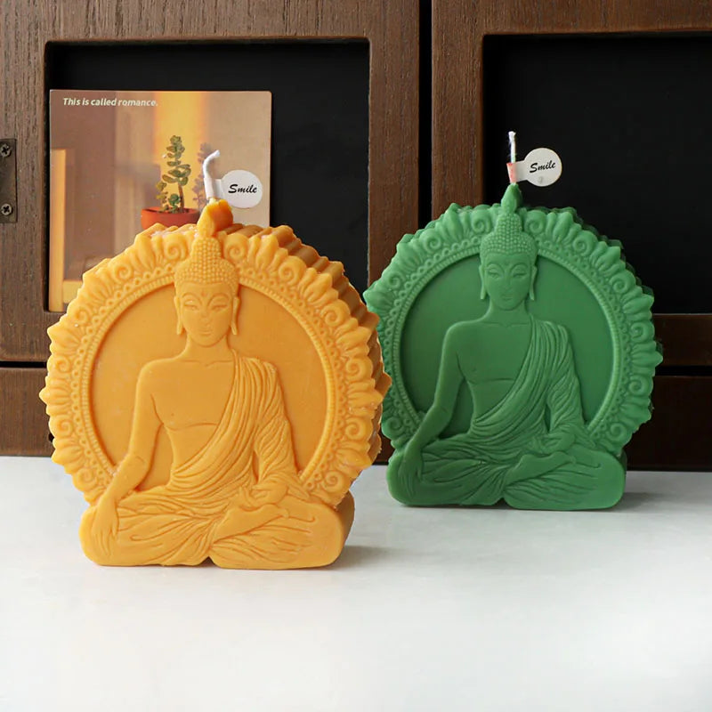 In Meditation Sakyamuni Silicone Candle Mould