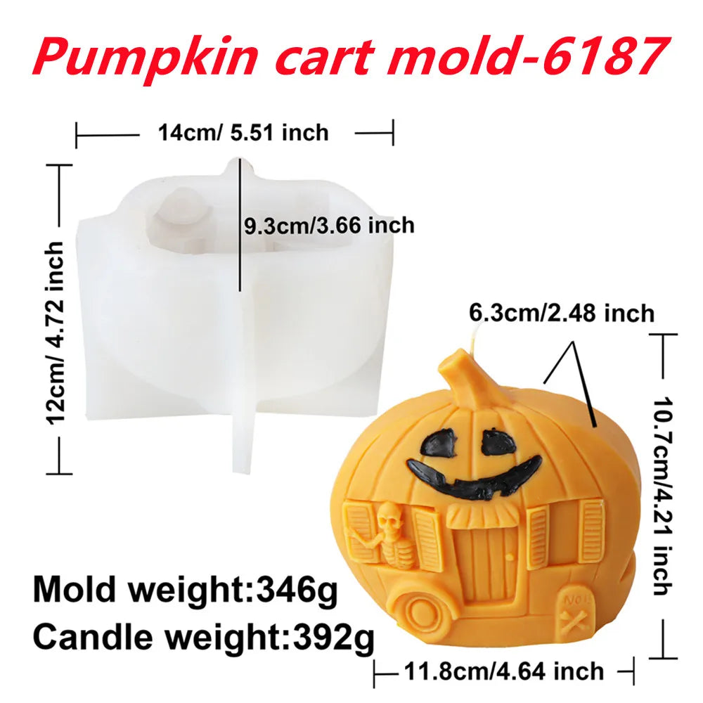 Strange Halloween Silicone Candle Mould
