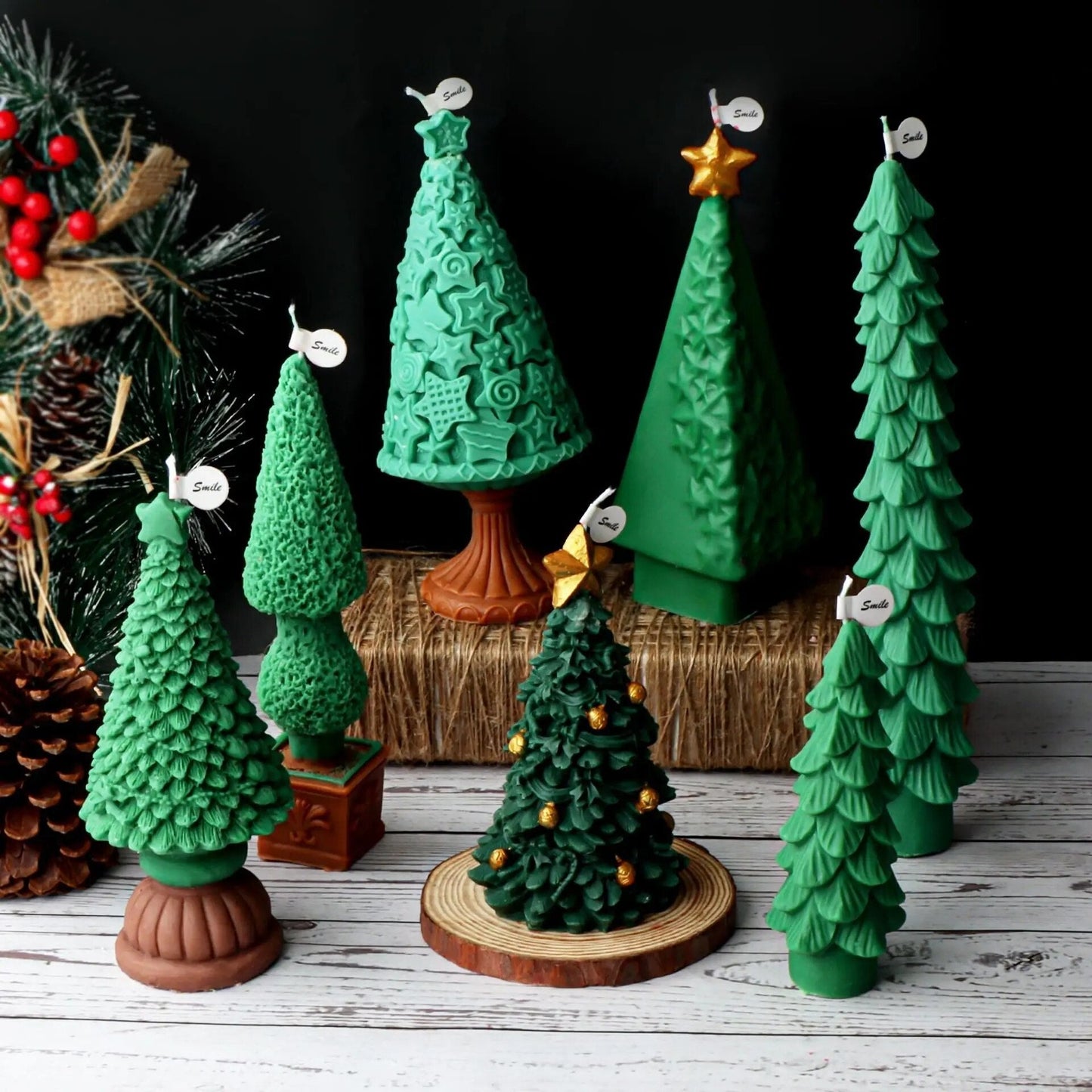 New Christmas Tree Candle Moulds