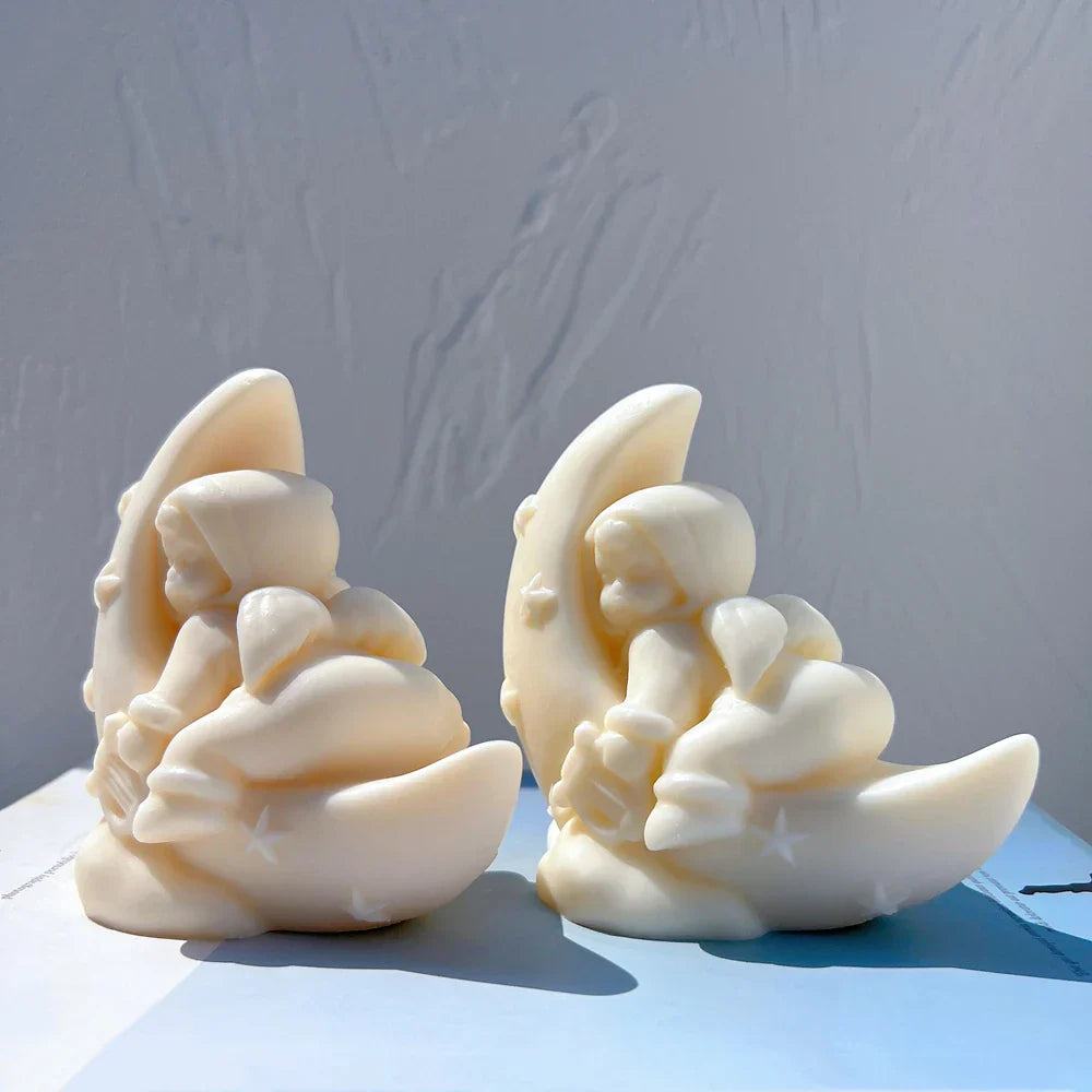 Moon Dreamer Baby Candle Silicone Mould