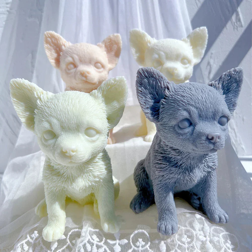 Chihuahua Puppy Candle Mould