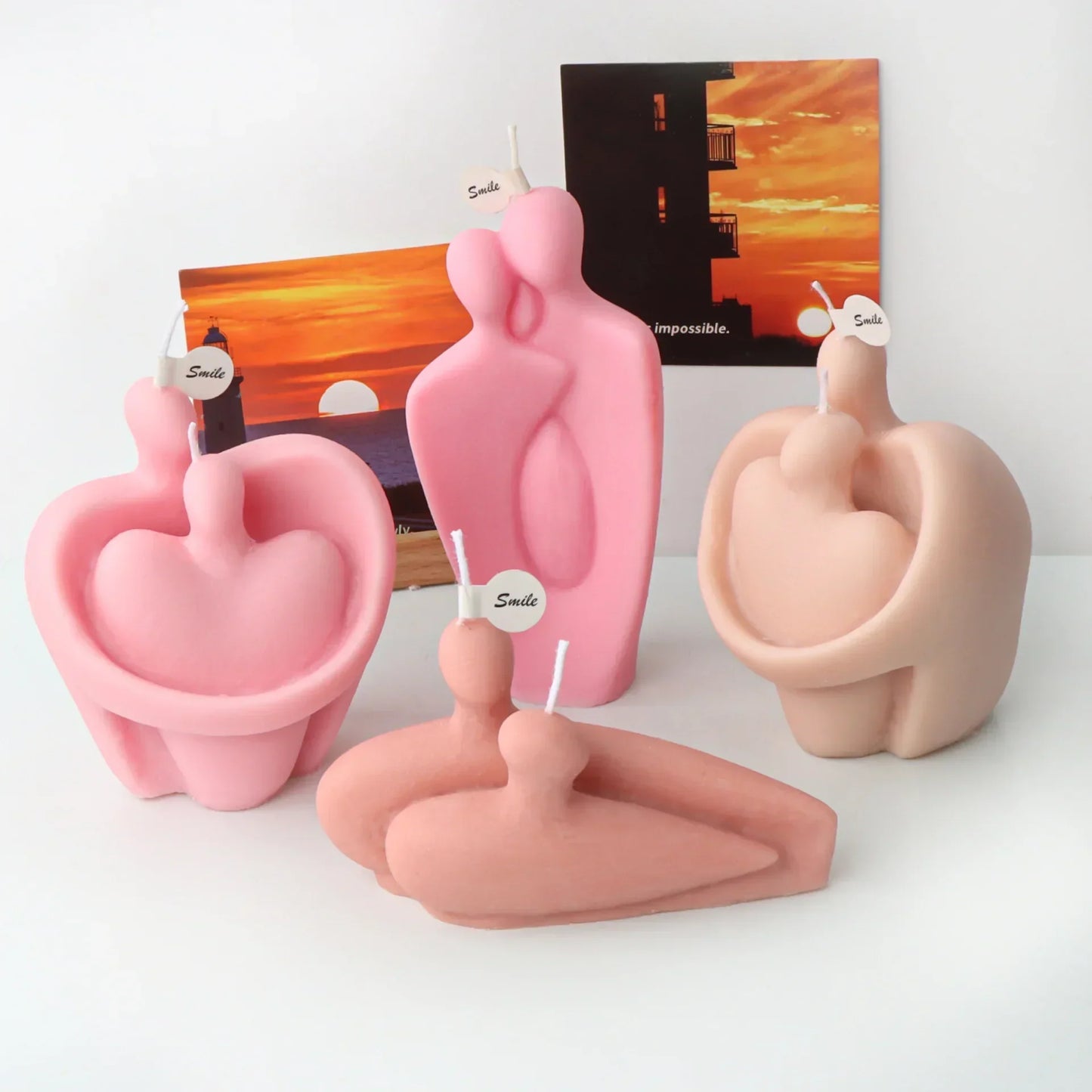 Nordic Couple Silicone Candle Mould