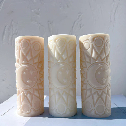 Moon Mandala Silicone Candle Mould