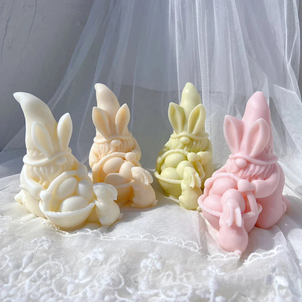 Easter Gnomes Silicone Candle Moulds