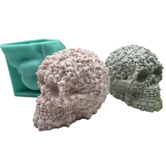 Skull of Skulls Silicone Candle Mould