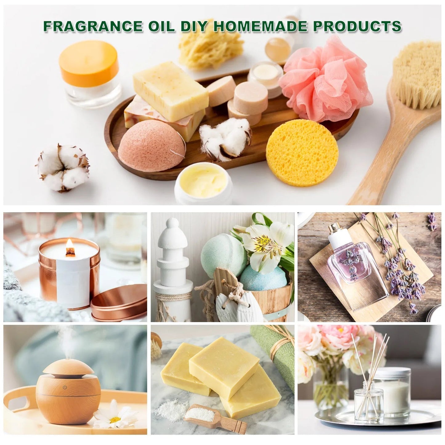35 Bottles Essential Oils Set For DIY Making Candle