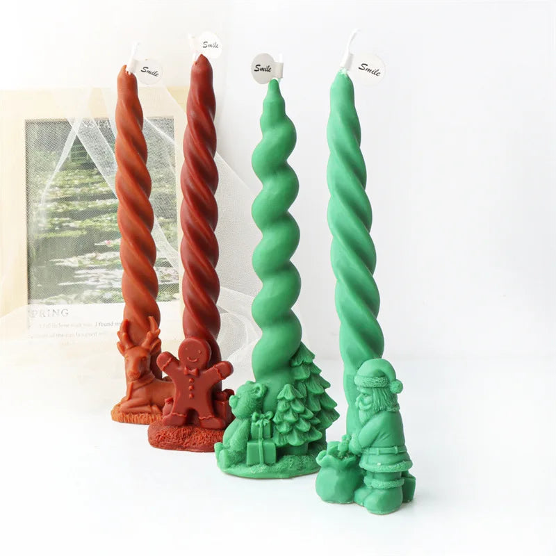 Festive Christmas candle Mould