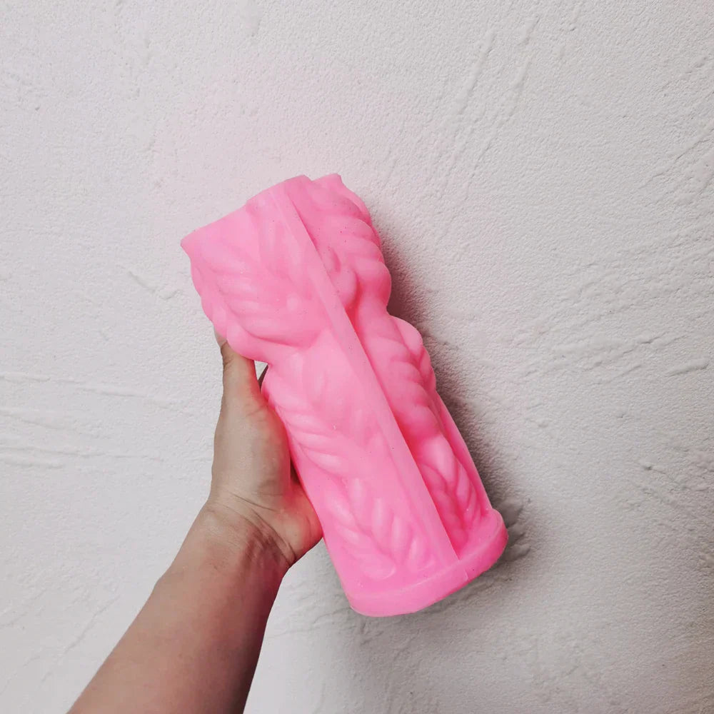 Irregular Twirl Pillar Candle Mould